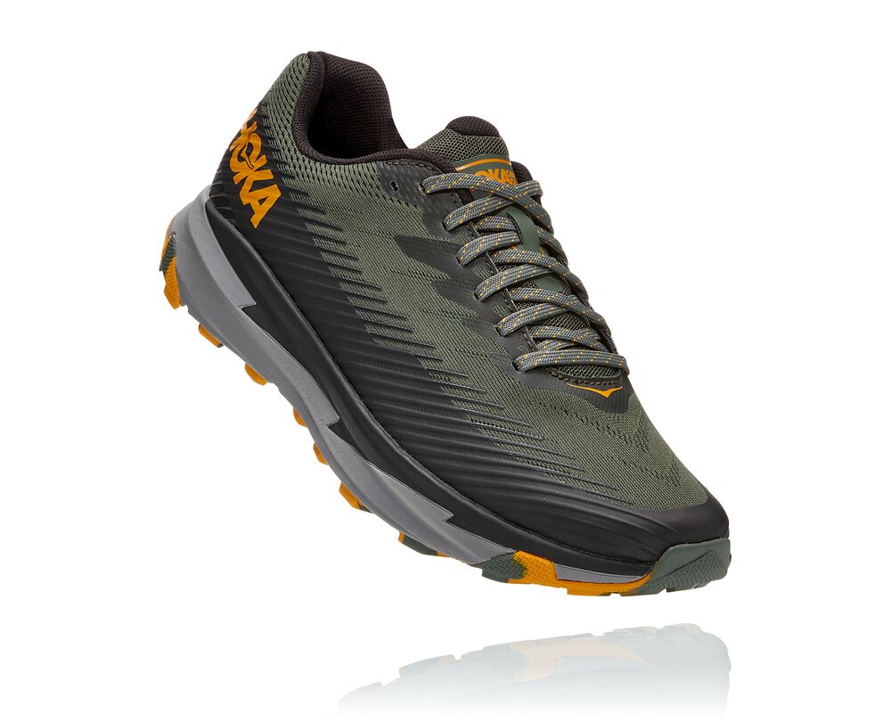 Hoka One One Torrent 2 Terränglöparskor Herr Gröna/Svarta/Guld Gula - SE-3271869